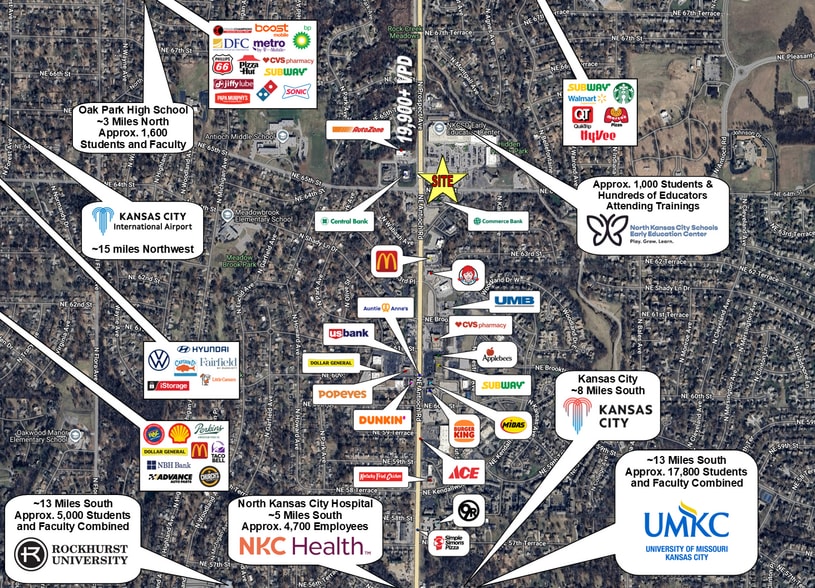 6403-6479 N Prospect Ave, Gladstone, MO à vendre - Photo du bâtiment - Image 3 de 14