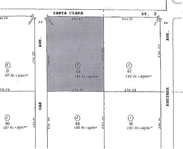 26846 Oak Ave, Canyon Country, CA for lease - Plat Map - Image 2 of 8