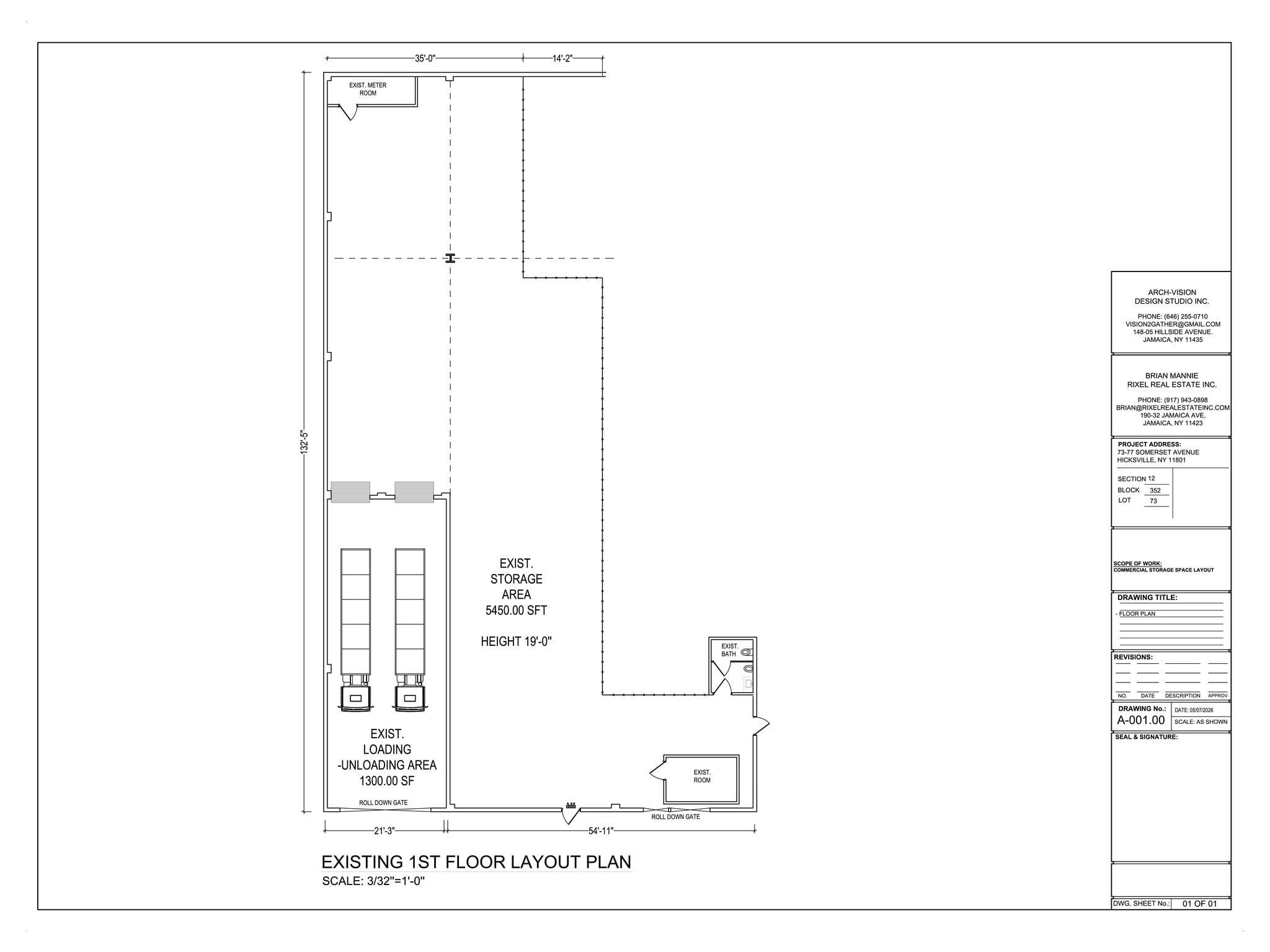 73-77 Somerset Ave, Hicksville, NY for lease Site Plan- Image 1 of 1