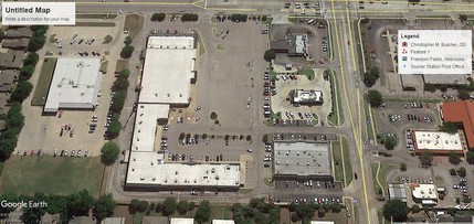 3717-3737 W Main St, Norman, OK - aerial  map view