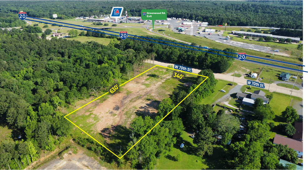 W 70th St, Greenwood, LA à vendre - Photo principale - Image 1 de 9