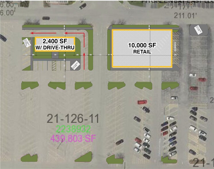 2300-2380 E Mason St, Green Bay, WI à louer - Photo du bâtiment - Image 3 de 4