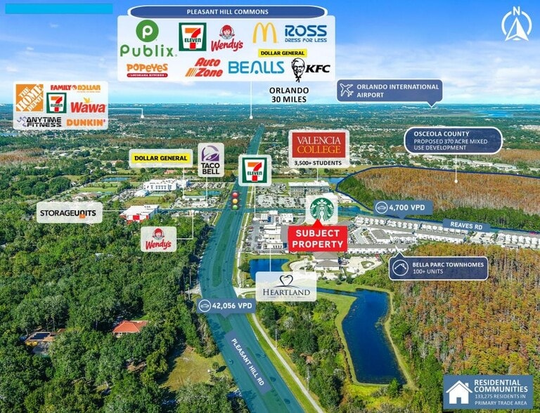 Pleasant Hill Rd & Reaves Rd, Kissimmee, FL for lease - Building Photo - Image 3 of 7