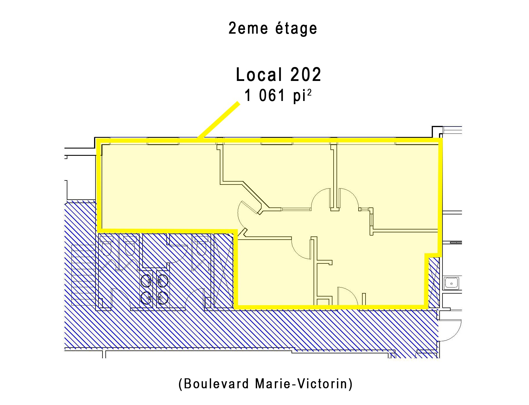 2398 Boul Marie-Victorin, Longueuil, QC for lease Floor Plan- Image 1 of 2