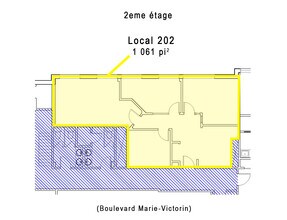 2398 Boul Marie-Victorin, Longueuil, QC for lease Floor Plan- Image 1 of 2