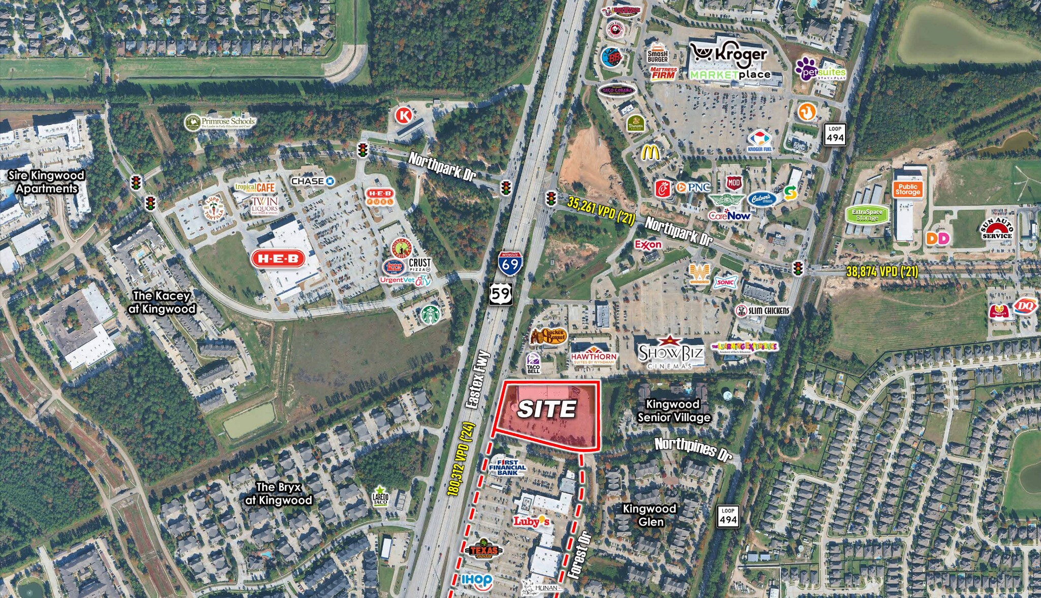 111 Northpines Dr, Kingwood, TX à louer Photo principale- Image 1 de 4