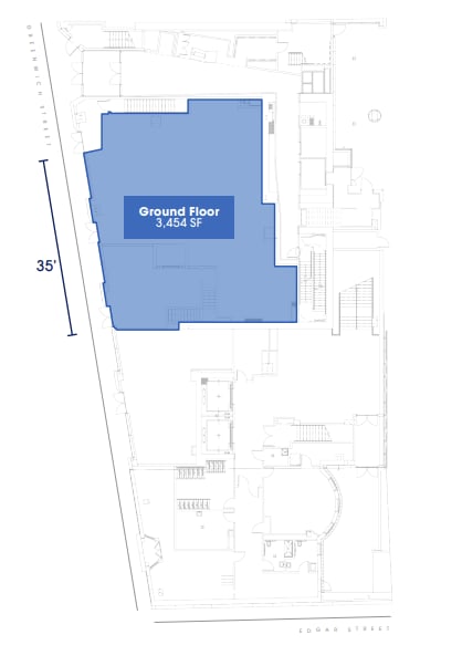 77 Greenwich St, New York, NY à louer Plan d’étage- Image 1 de 2