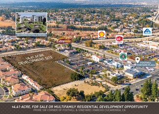 Plus de détails pour SWC of Foothill Blvd & Vineyard Ave, Rancho Cucamonga, CA - Terrain à vendre