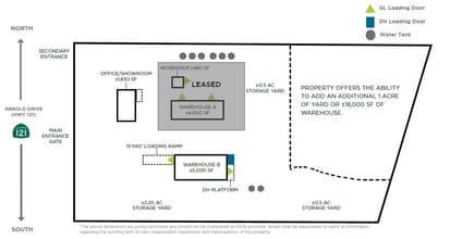 24200 Arnold Dr, Sonoma, CA à louer Plan de site- Image 1 de 3