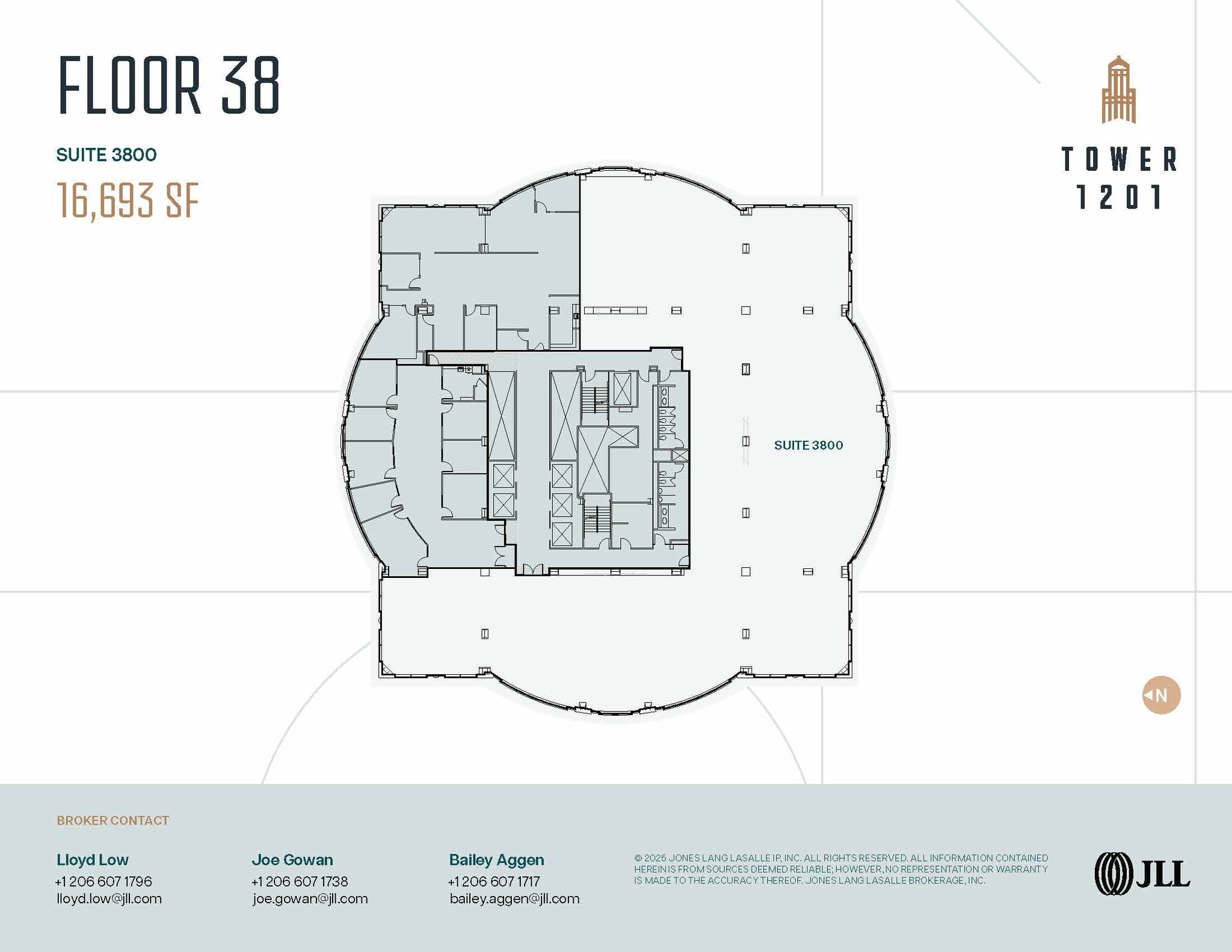 1201 3rd Ave, Seattle, WA for lease Floor Plan- Image 1 of 2