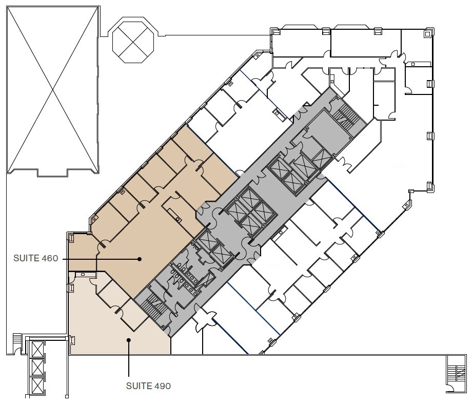 501 W Broadway, San Diego, CA à louer Plan d’étage- Image 1 de 1
