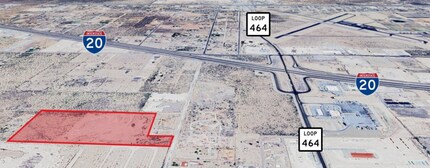 South Ursila Street, Monahans, TX - AERIAL  map view