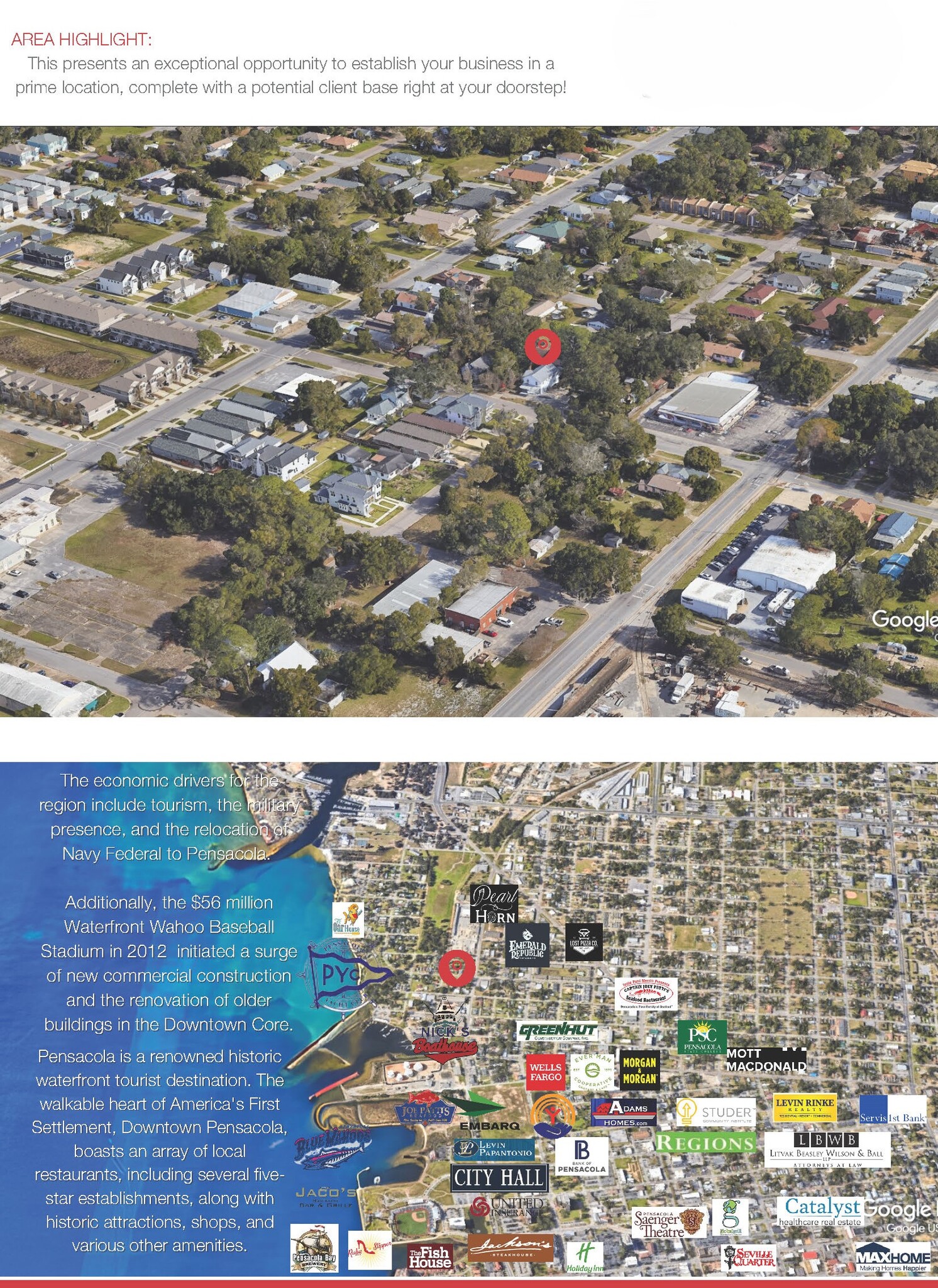 412 S E St, Pensacola, FL for lease Building Photo- Image 1 of 9