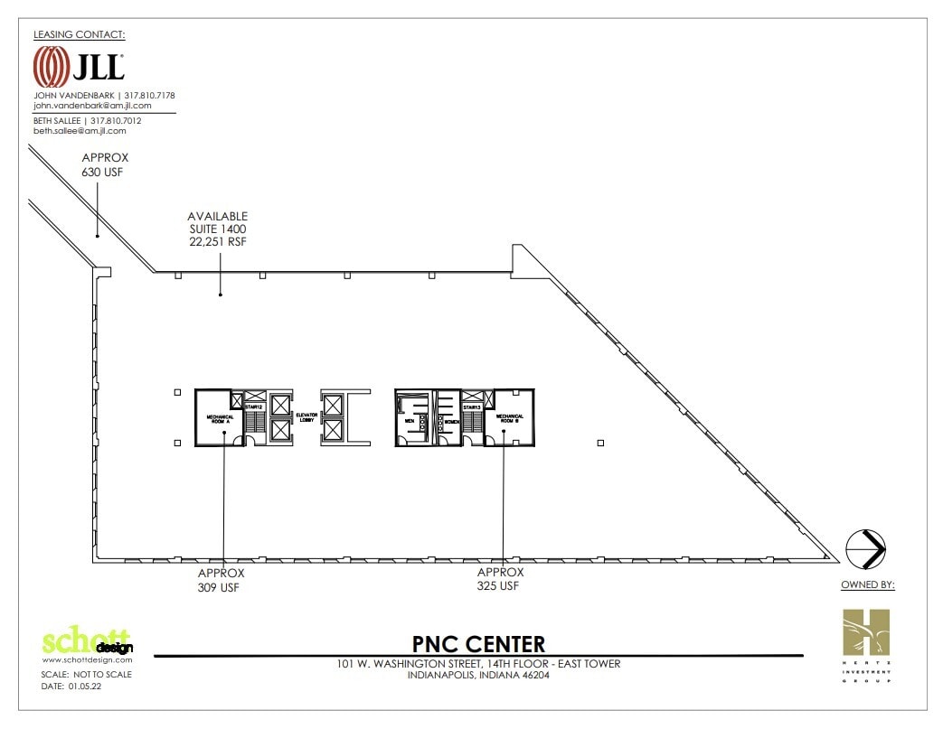 101-115 W Washington St, Indianapolis, IN for lease Floor Plan- Image 1 of 1