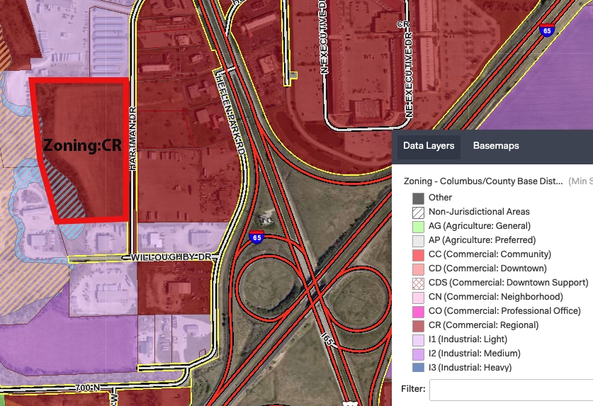 Hartman Road, Edinburgh, IN for sale - Building Photo - Image 2 of 2