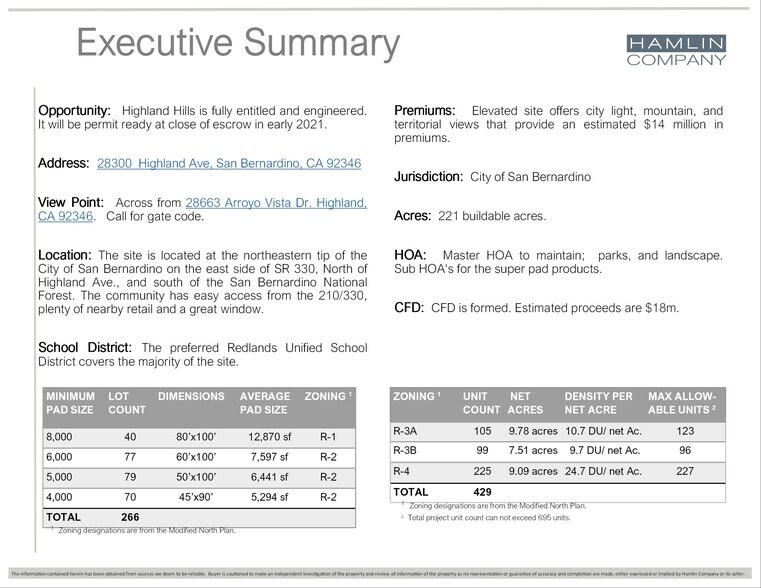 28300 Highland, Highland, CA à vendre - Photo du bâtiment - Image 2 de 4