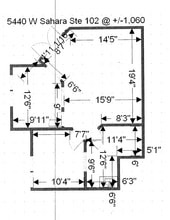 5440 W Sahara Ave, Las Vegas, NV for lease Floor Plan- Image 2 of 3