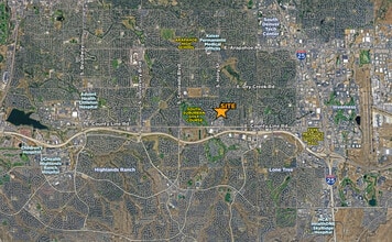 8120 S Holly St, Centennial, CO - Aerial map view