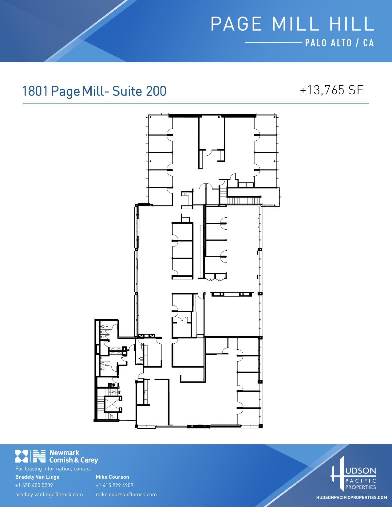 1801 Page Mill Rd, Palo Alto, CA à louer Plan d’étage- Image 1 de 1