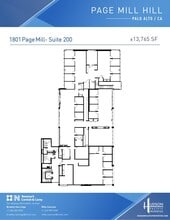 1801 Page Mill Rd, Palo Alto, CA à louer Plan d’étage- Image 1 de 1