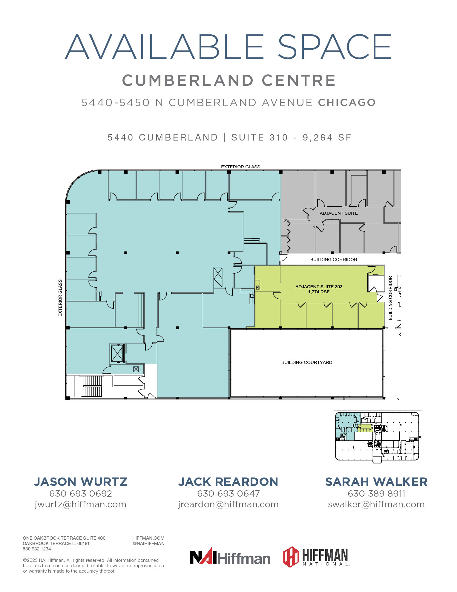 5440 N Cumberland Ave, Chicago, IL for lease Floor Plan- Image 1 of 1