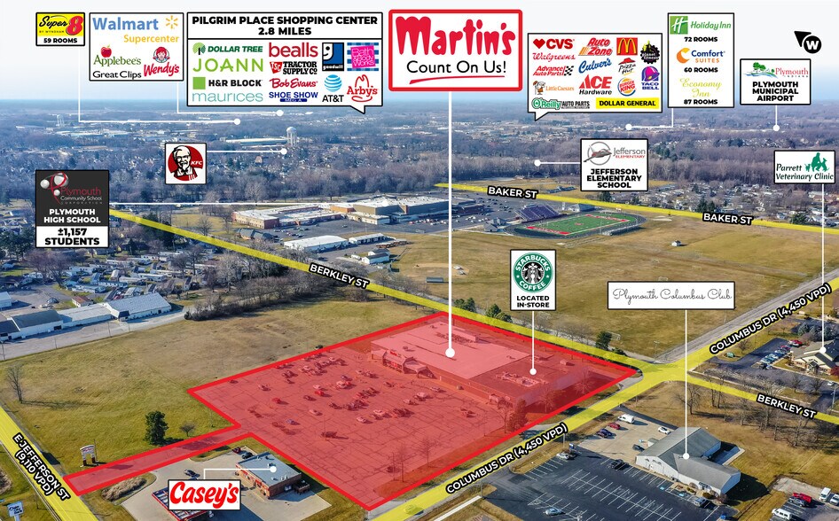 865 E Jefferson St, Plymouth, IN à vendre - Photo du bâtiment - Image 3 de 11