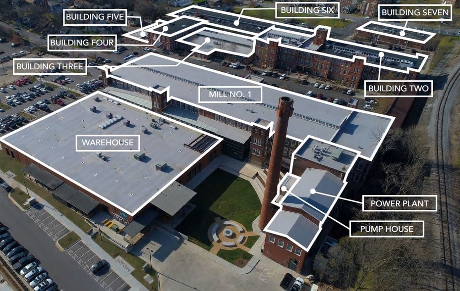 807 E Main St, Durham, NC for lease - Aerial - Image 2 of 8