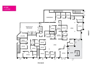 1901 Main St, Santa Monica, CA à louer Plan d  tage- Image 1 de 1