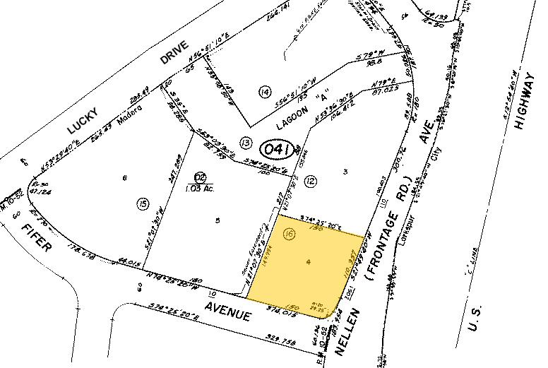 150 Nellen Ave, Corte Madera, CA à louer - Plan cadastral - Image 3 de 4