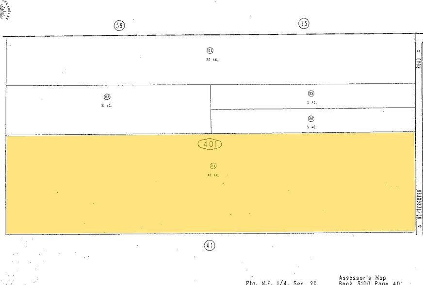 14000 Wintergreen Rd, Pinon Hills, CA for sale - Plat Map - Image 3 of 4