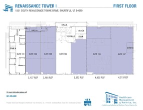 1551 S Renaissance Towne Dr, Bountiful, UT à louer Plan d  tage- Image 1 de 1