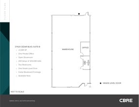 37300 Cedar Blvd, Newark, CA à louer Plan d’étage- Image 1 de 1