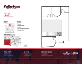 3001 Brighton Blvd, Denver, CO à louer Plan d’étage- Image 2 de 2