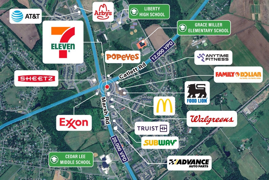 11021 Marsh Rd, Bealeton, VA à vendre - Photo du bâtiment - Image 3 de 3