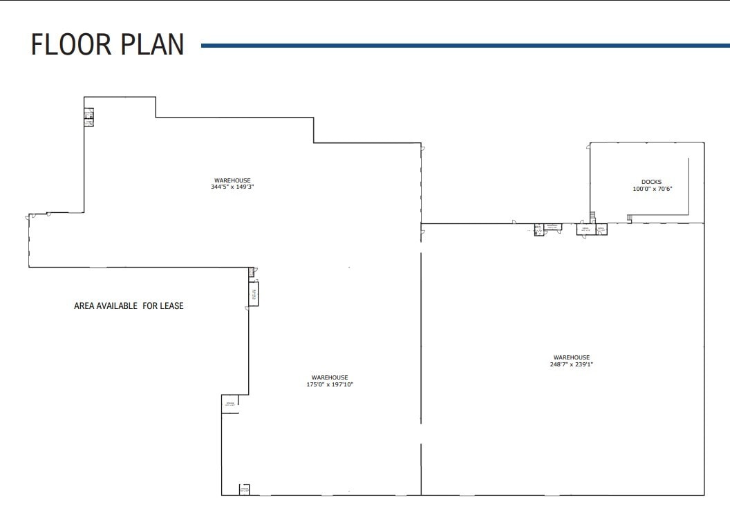15401 Industrial Dr, Schoolcraft, MI for lease Floor Plan- Image 1 of 1