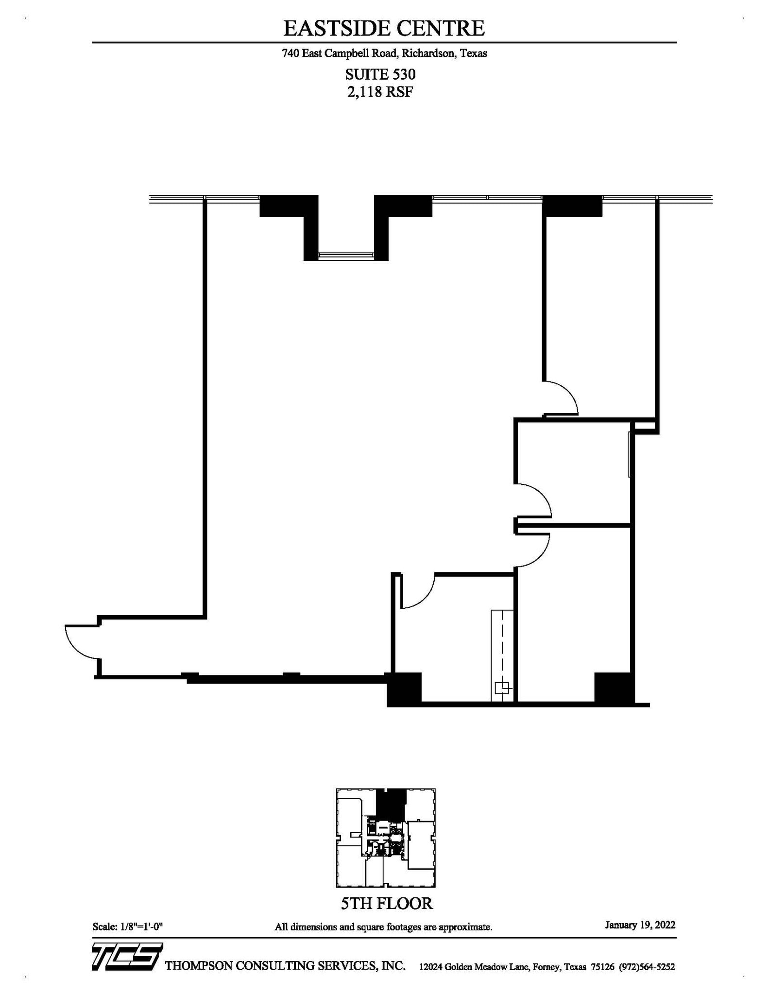 740 E Campbell Rd, Richardson, TX for lease Floor Plan- Image 1 of 2
