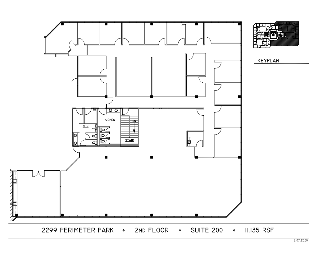 2299 Perimeter Park Dr, Atlanta, GA à louer Plan d’étage- Image 1 de 1