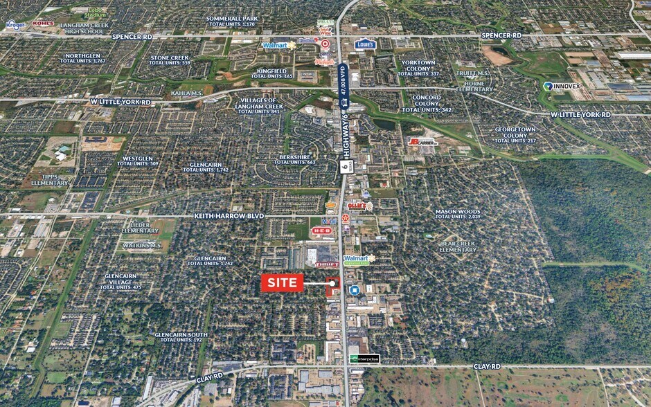 16222 Cairnway Dr, Houston, TX for sale - Aerial - Image 2 of 2