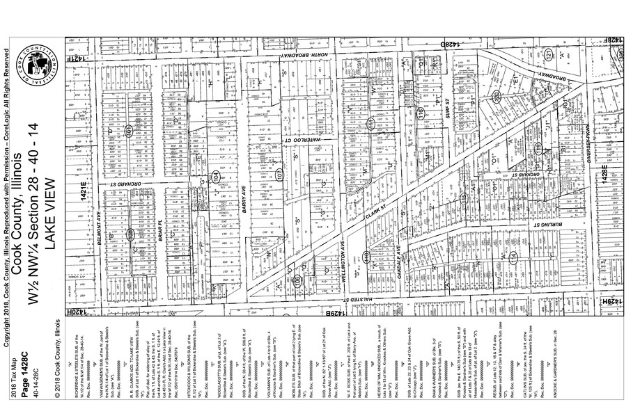 2827-2829 N Clark St, Chicago, IL à louer - Plan cadastral - Image 2 de 31