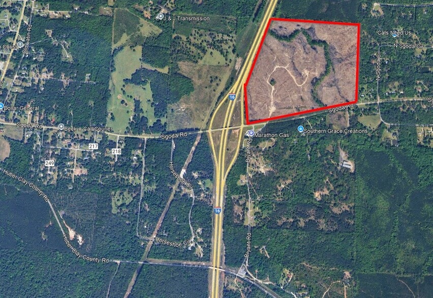 0 Sgoda Rd, Macon-Bibb, GA à vendre - Aérien - Image 3 de 3