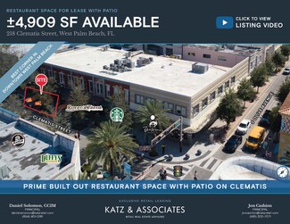 Plus de détails pour 218-230 Clematis St, West Palm Beach, FL - Vente au détail à louer