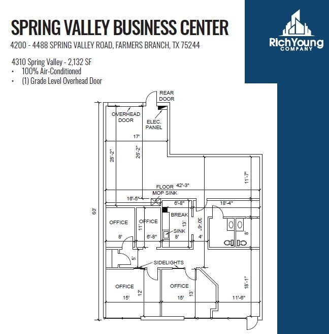 4440-4460 Spring Valley Rd, Dallas, TX for lease Floor Plan- Image 1 of 1