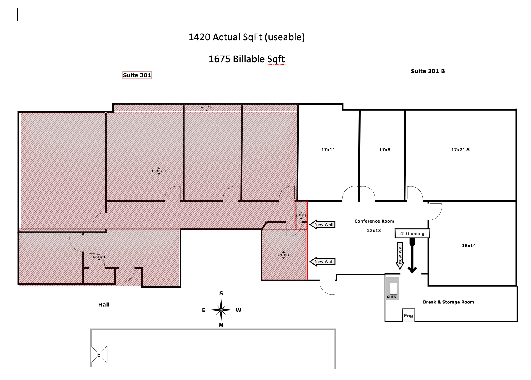 1113 S Milwaukee Ave, Libertyville, IL for lease Floor Plan- Image 1 of 1