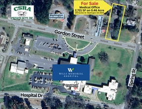 109 Gordon St, Washington, GA - AERIAL map view