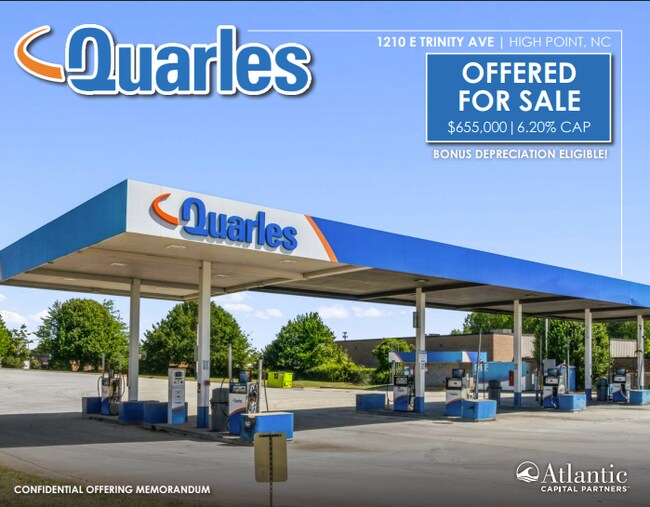 Plus de détails pour 1210 Trinity Ave, High Point, NC - Industriel à vendre
