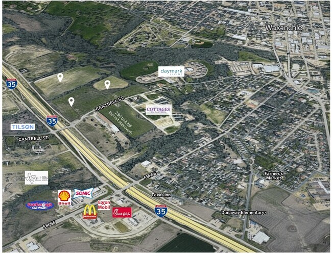 Plus de détails pour 13.819 Acres I-35, Waxahachie, TX - Terrain à vendre