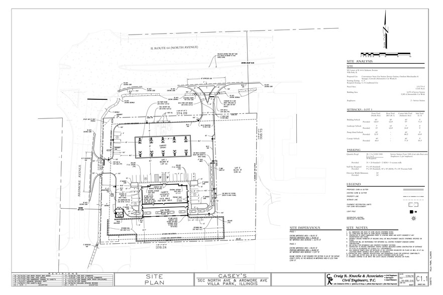 45 E North Ave, Villa Park, IL à vendre - Plan de site - Image 2 de 2