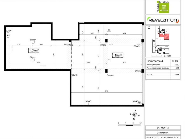 Commerce de détail dans Noisy-le-Grand à vendre - Plan d’étage - Image 2 de 2