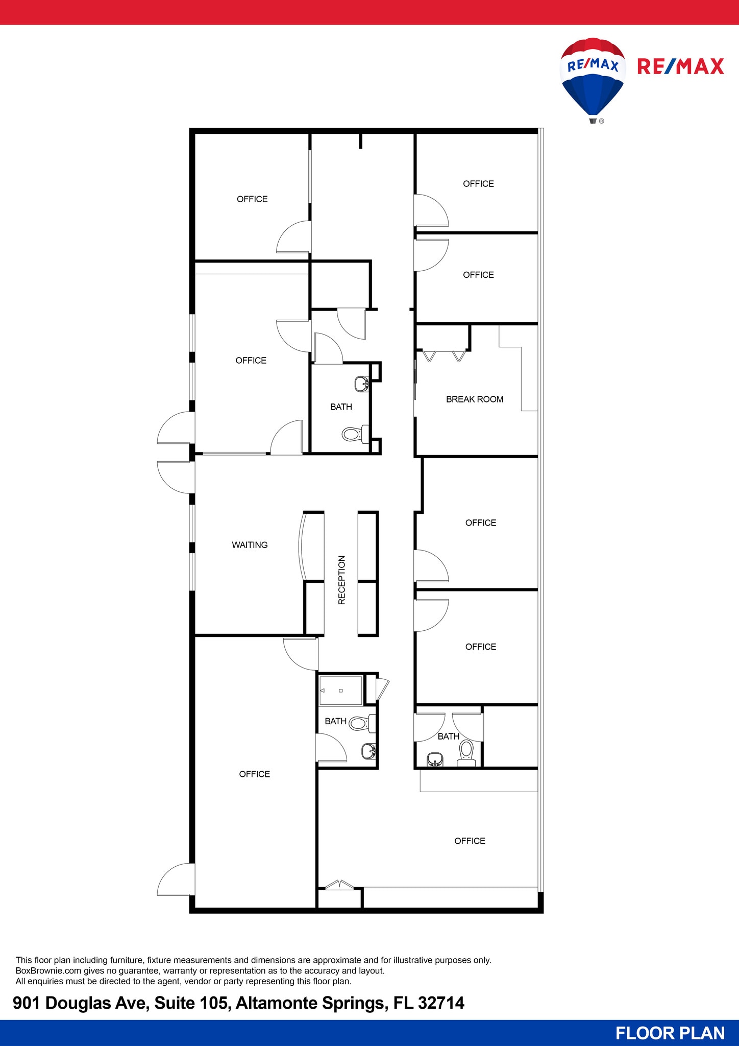 901 Douglas Ave, Altamonte Springs, FL for lease Floor Plan- Image 1 of 1