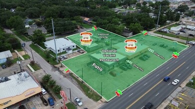 1214 1st St, Rosenberg, TX - Aérien Vue de la carte